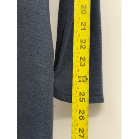 Toad & Co Dress Women Size Large Navy Blue Long Sleeve - Picture 7 of 12